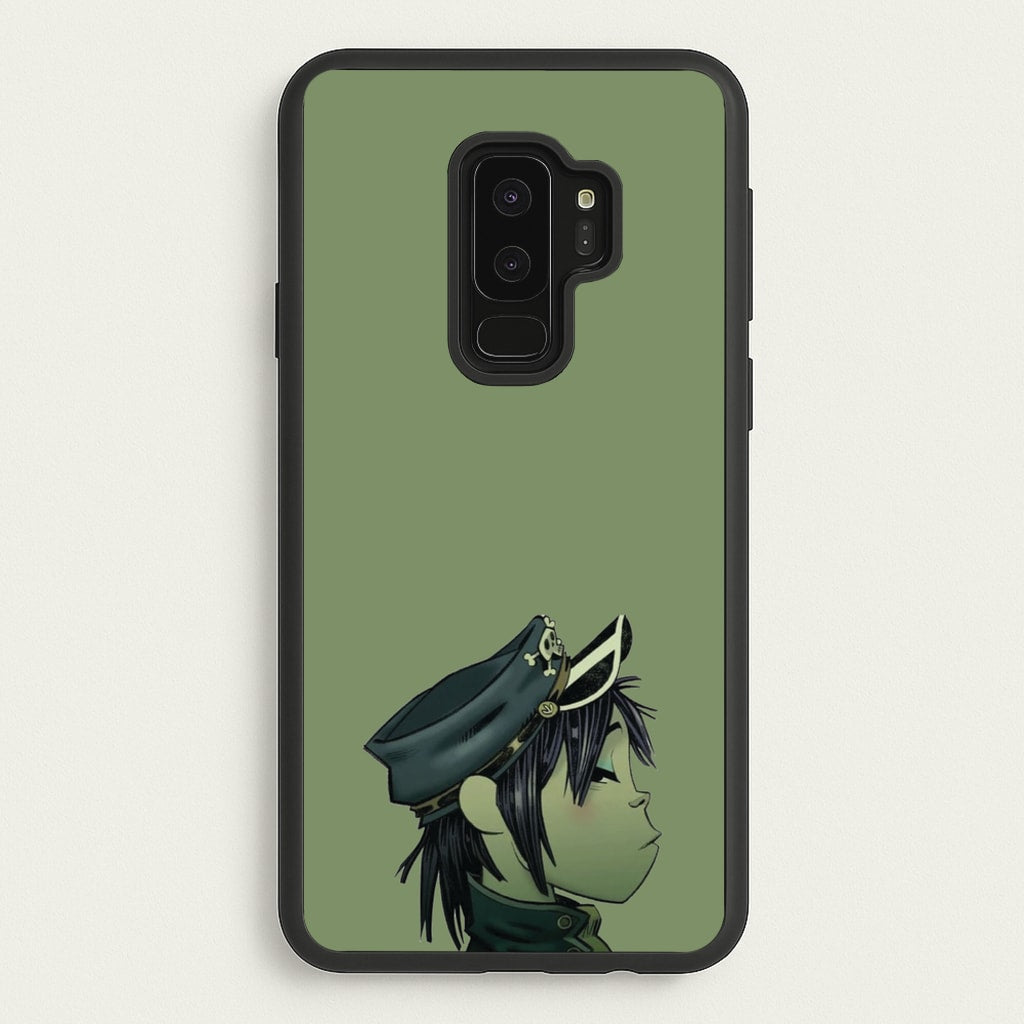 Green 2d - Gorillaz Phone Case for Galaxy S9 Plus