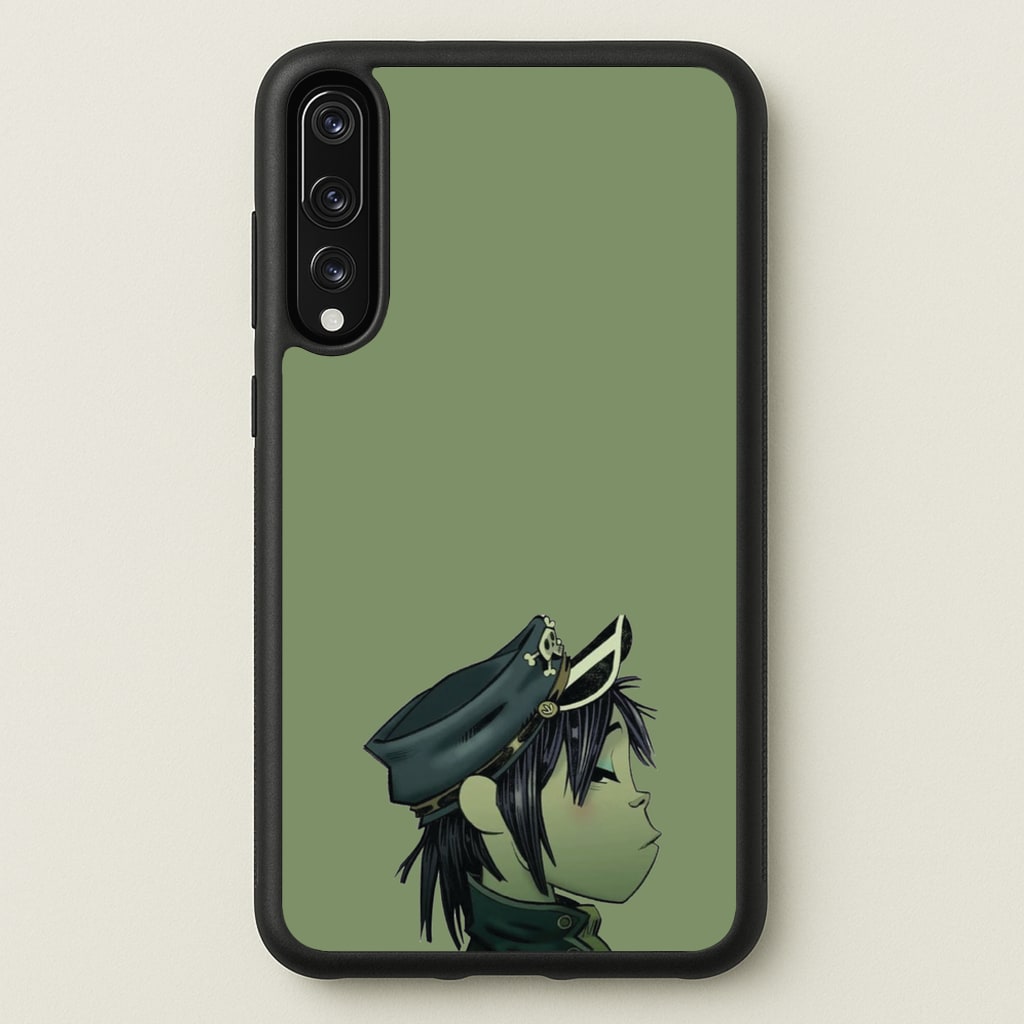 Green 2d - Gorillaz Phone Case for Huawei P20 Pro