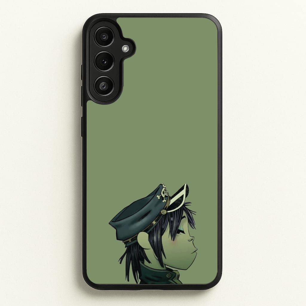 Green 2d - Gorillaz Phone Case for Galaxy A36