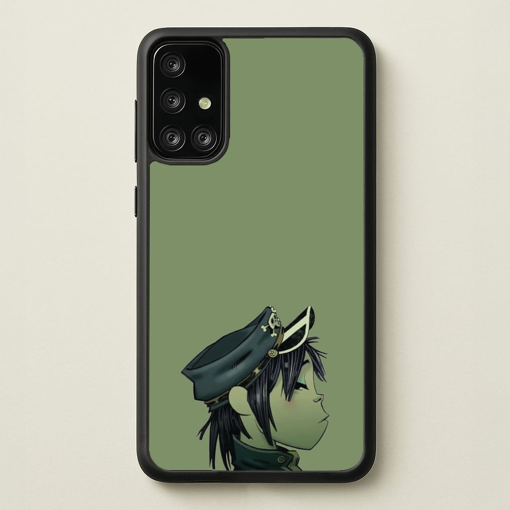 Green 2d - Gorillaz Phone Case for Galaxy A71