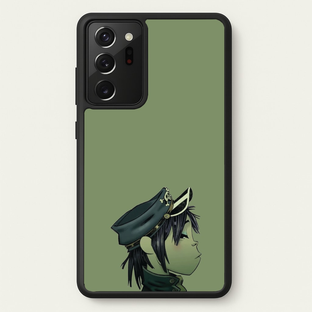 Green 2d - Gorillaz Phone Case for Galaxy Note 20 Ultra