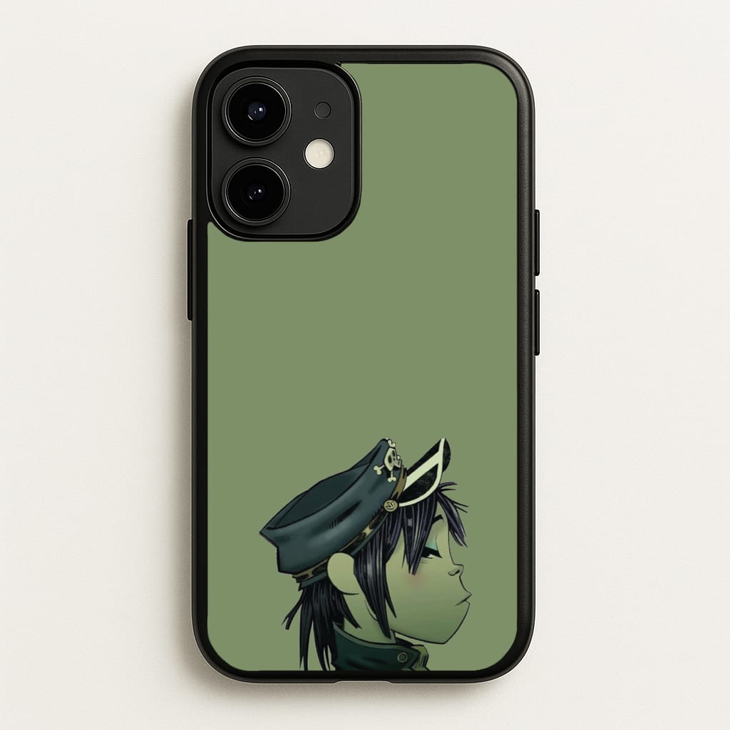 Green 2d - Gorillaz Phone Case for iPhone 12 / 12 Pro