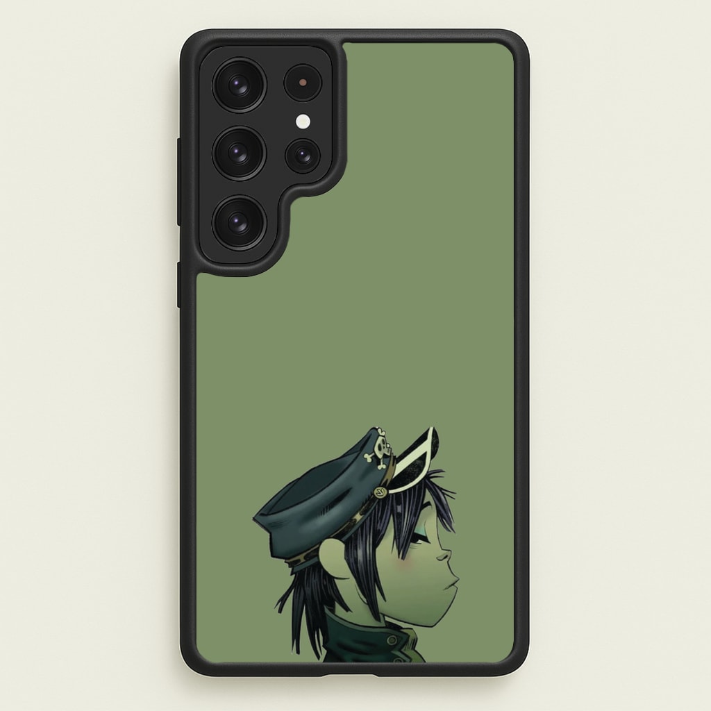 Green 2d - Gorillaz Phone Case for Galaxy S23 Ultra