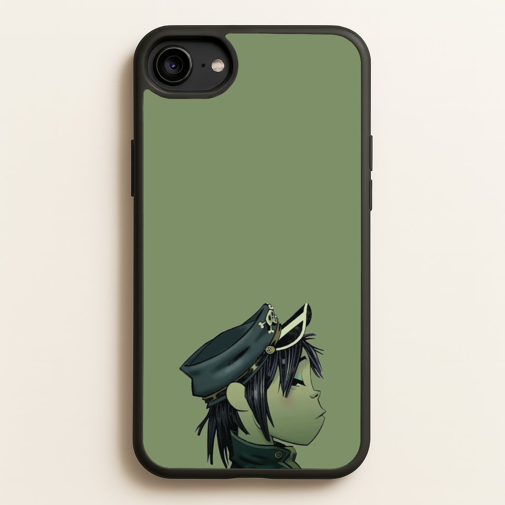 Green 2d - Gorillaz Phone Case for iPhone 6 / 7 / 8 / SE