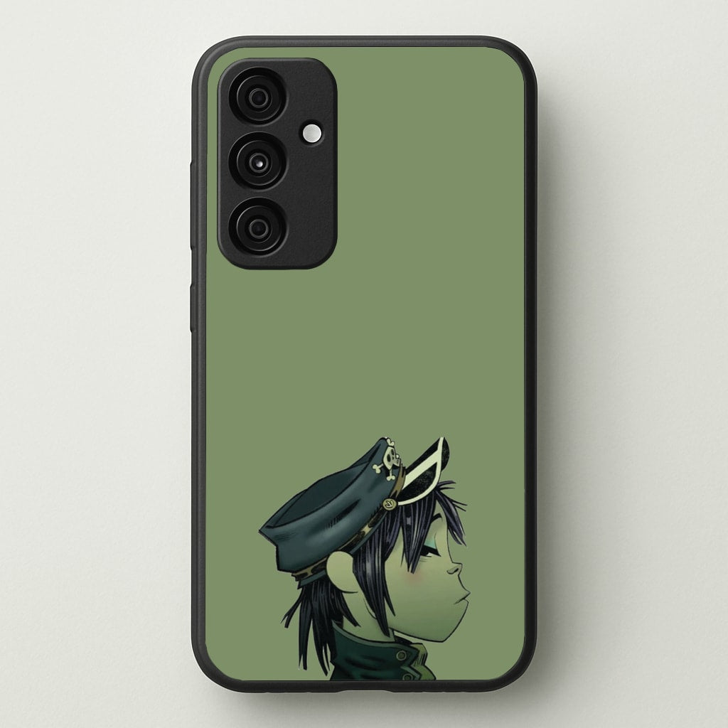 Green 2d - Gorillaz Phone Case for Galaxy A55
