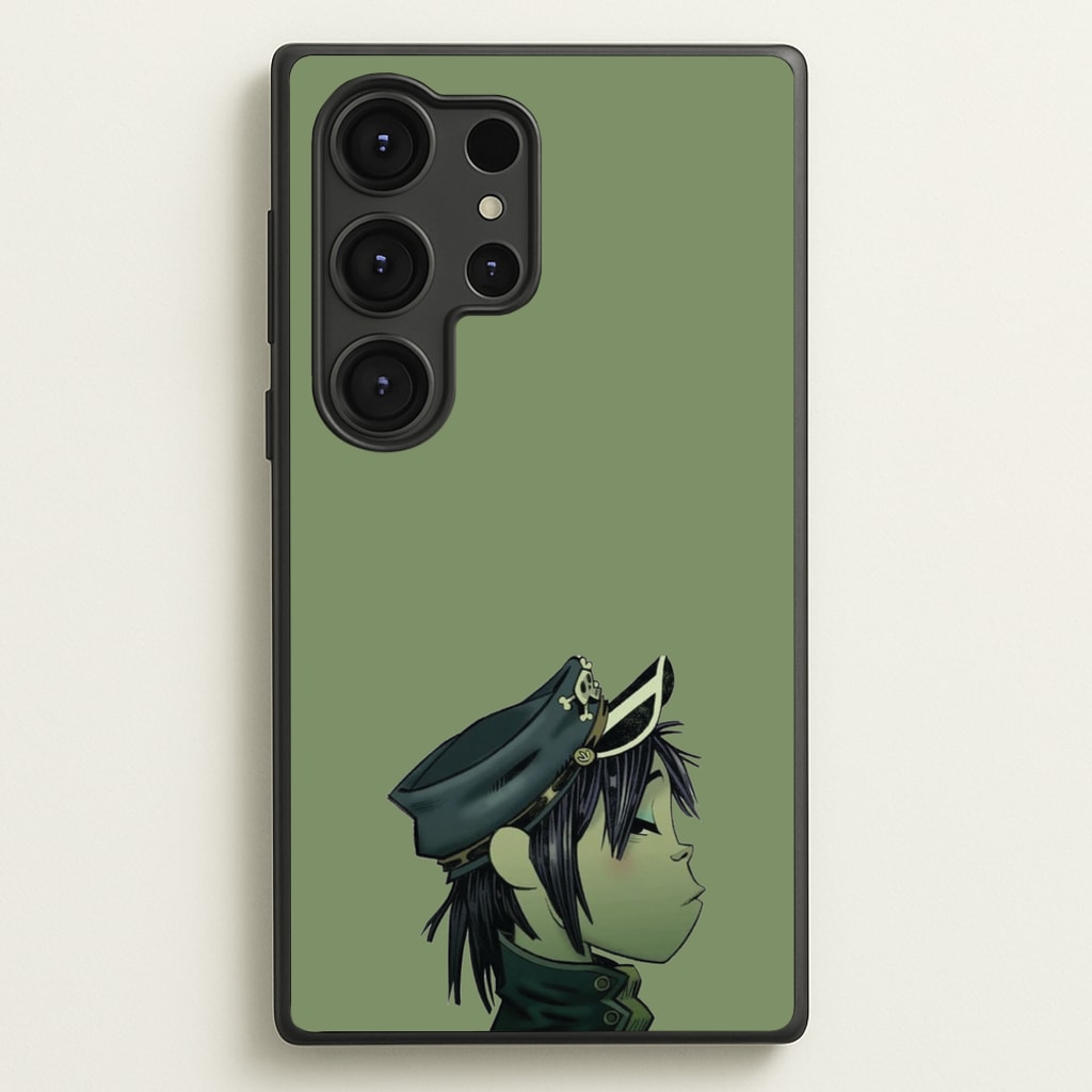 Green 2d - Gorillaz Phone Case for Galaxy S25 Ultra