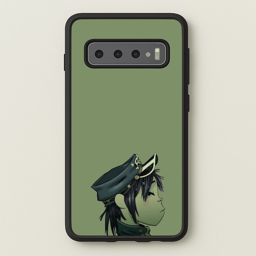 Green 2d - Gorillaz Phone Case for Galaxy S10