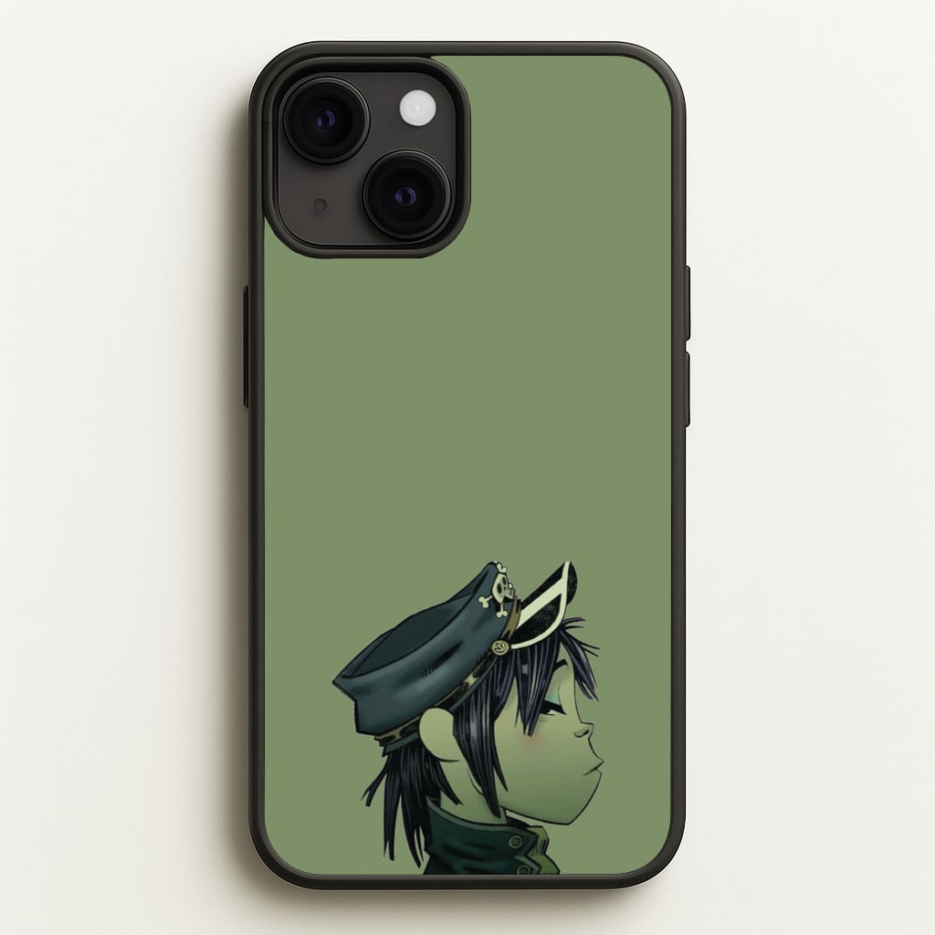 Green 2d - Gorillaz Phone Case for iPhone 13 Mini