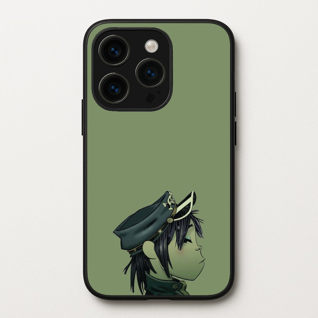 Green 2d - Gorillaz Phone Case for iPhone 14 Pro Max