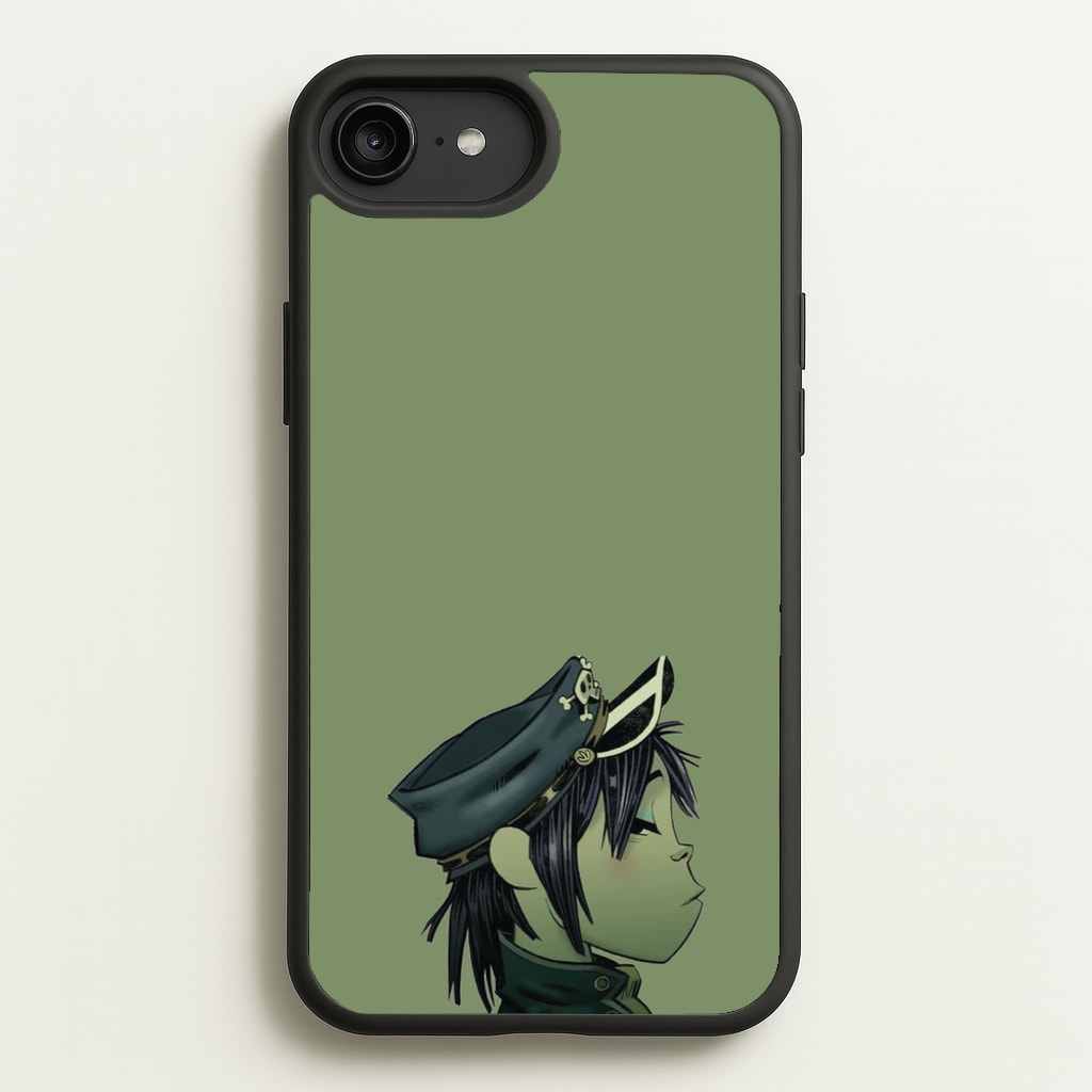 Green 2d - Gorillaz Phone Case for iPhone 6 Plus / 7 Plus / 8 Plus