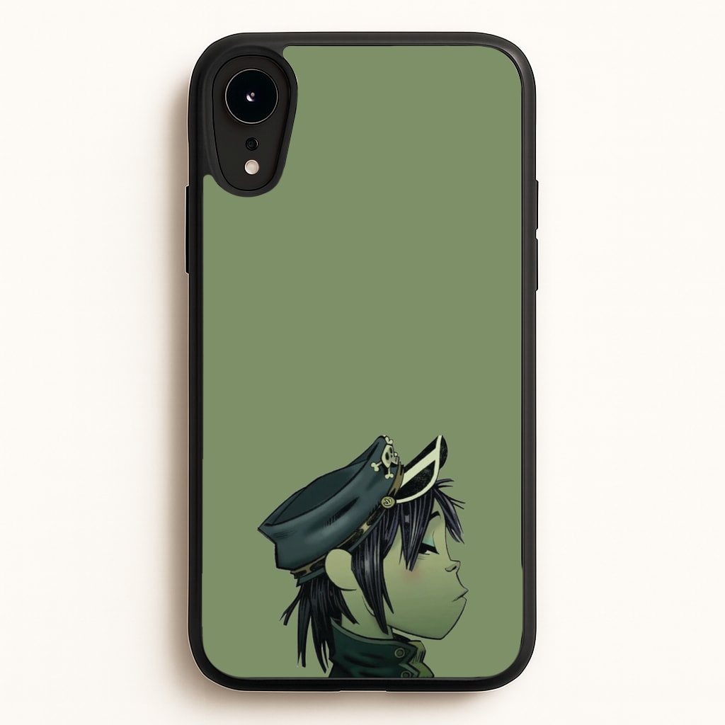 Green 2d - Gorillaz Phone Case for iPhone XR