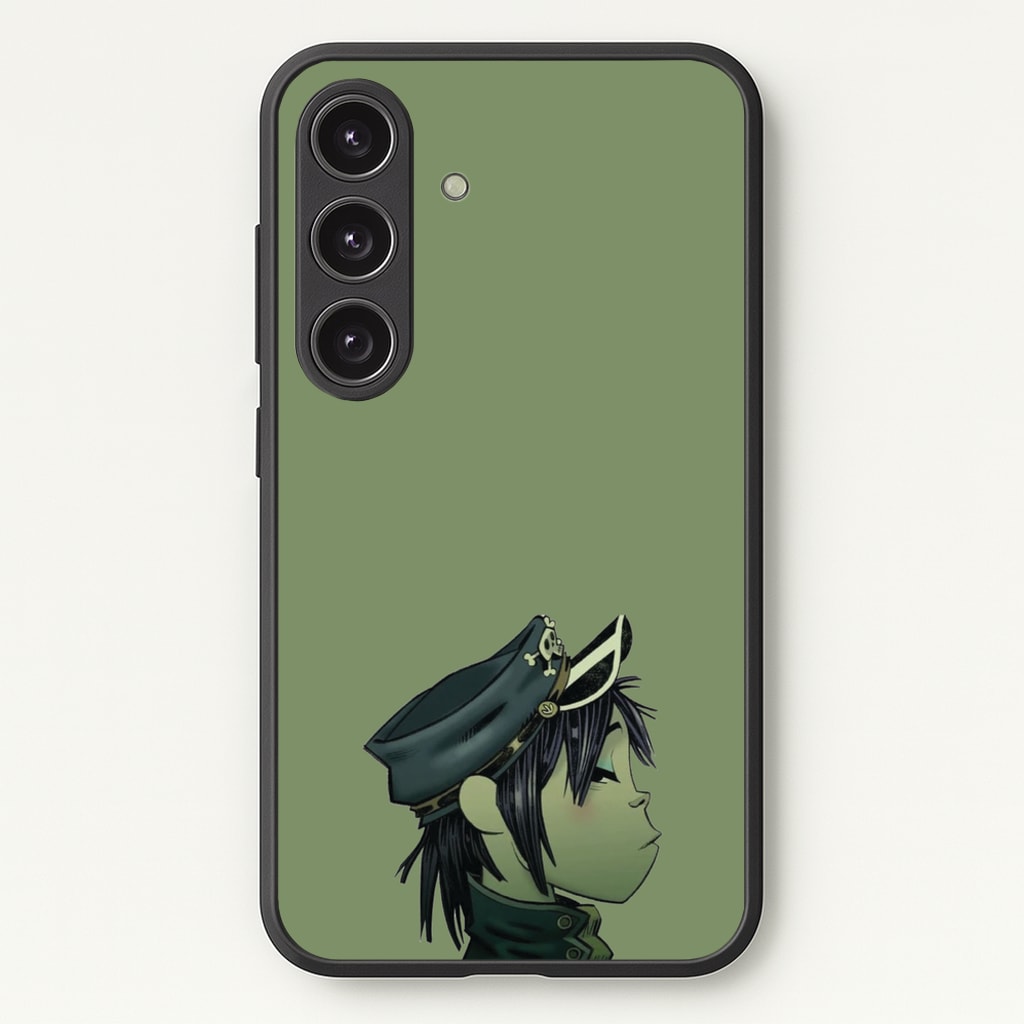Green 2d - Gorillaz Phone Case for Galaxy S24FE