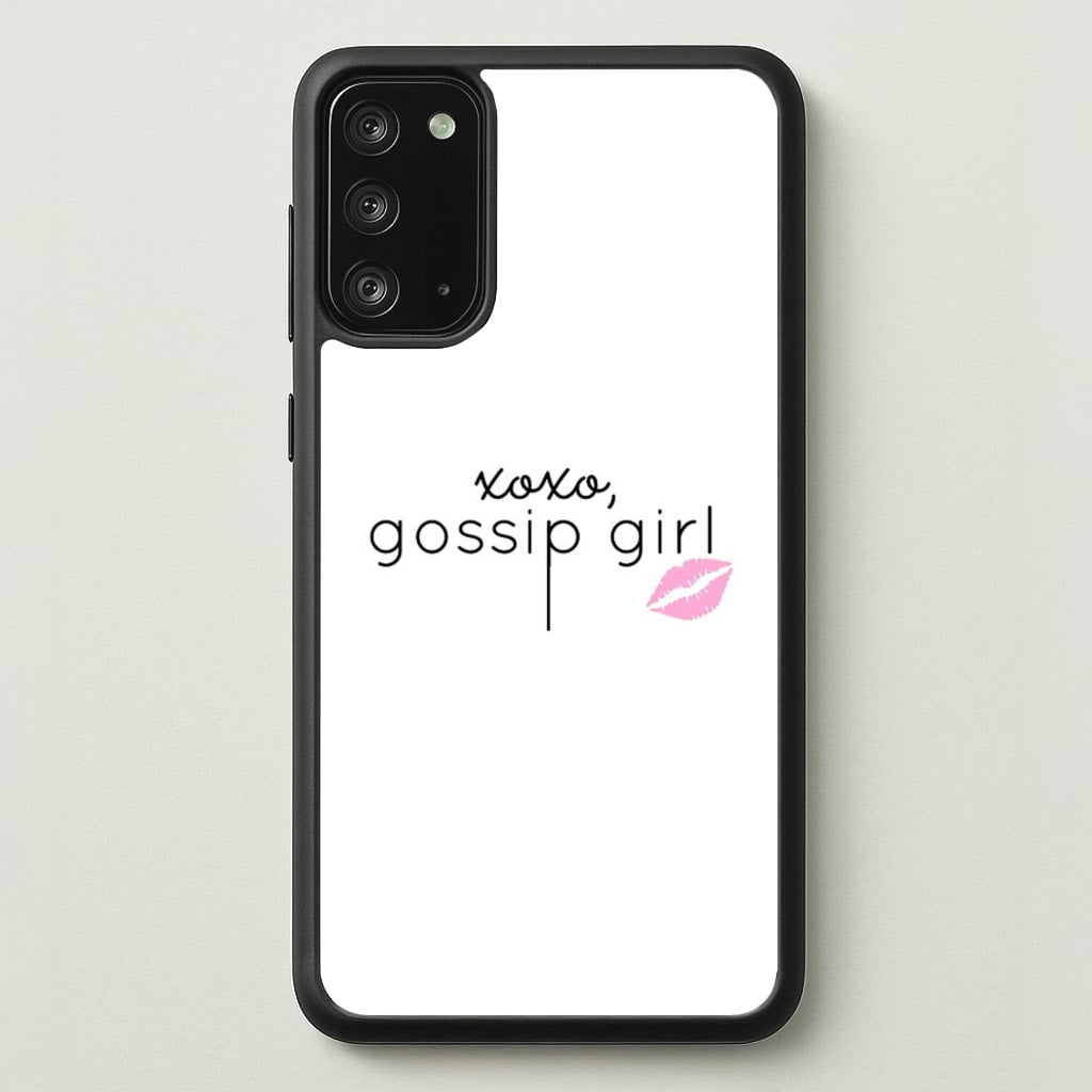 XOXO Gossip - Gossip Girl Phone Case for Galaxy Note 20
