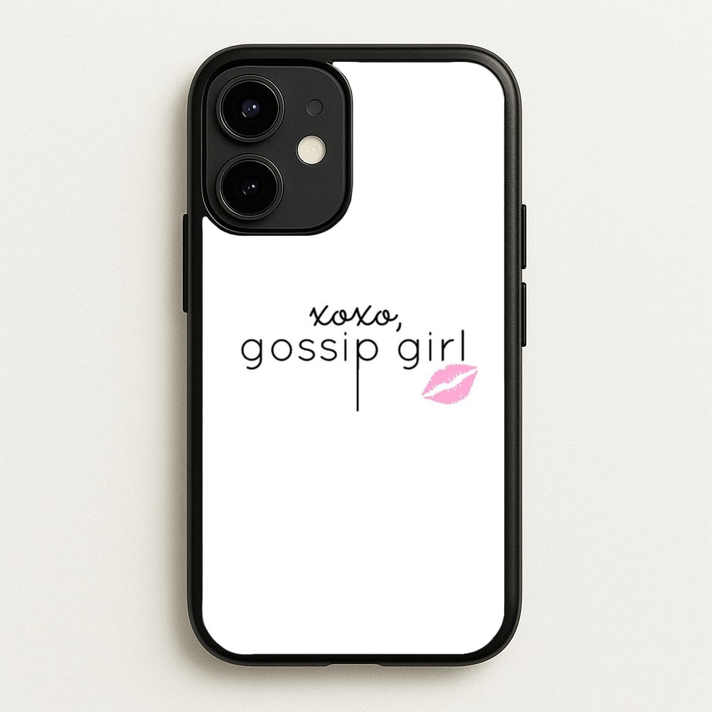 XOXO Gossip - Gossip Girl Phone Case for iPhone 12 / 12 Pro