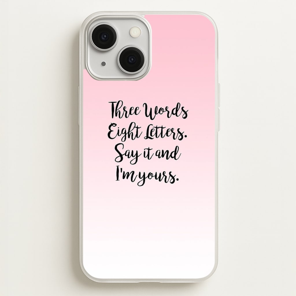 Three Words, Eight Letters - Gossip - Gossip Girl Phone Case for iPhone 13 Mini