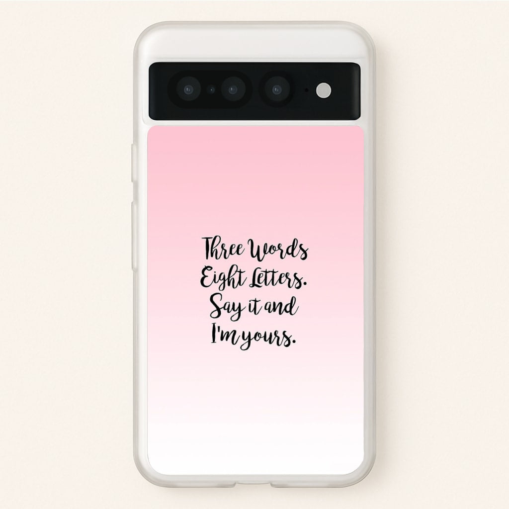 Three Words, Eight Letters - Gossip - Gossip Girl Phone Case for Google Pixel 7 Pro