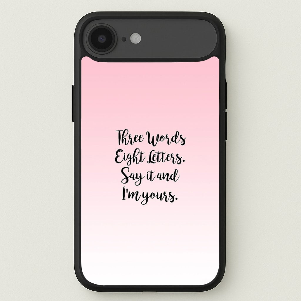 Three Words, Eight Letters - Gossip Phone Case for iPhone 17 Air