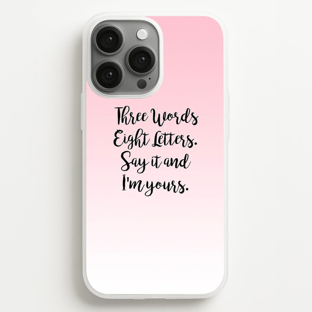 Three Words, Eight Letters - Gossip - Gossip Girl Phone Case for iPhone 13 Pro Max