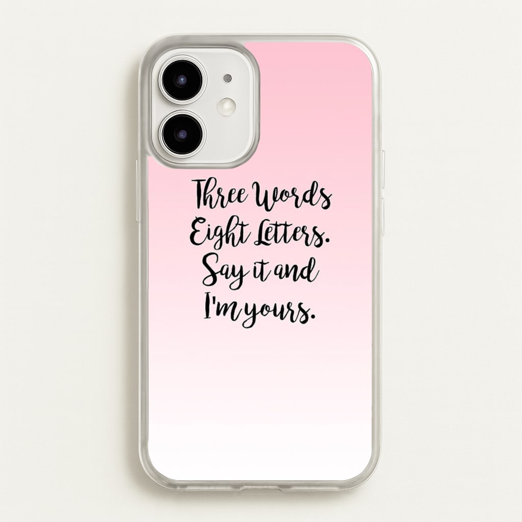 Three Words, Eight Letters - Gossip - Gossip Girl Phone Case for iPhone 12 Mini