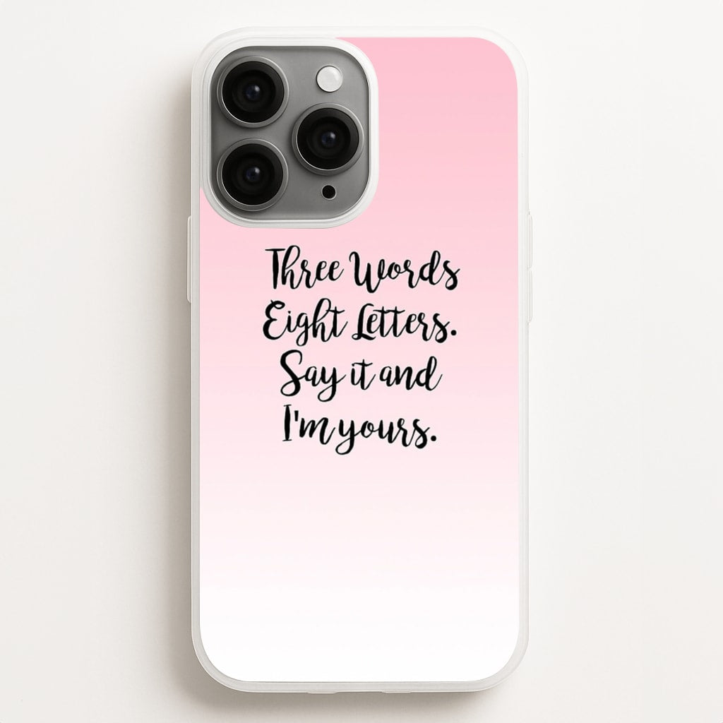 Three Words, Eight Letters - Gossip - Gossip Girl Phone Case for iPhone 11 Pro Max