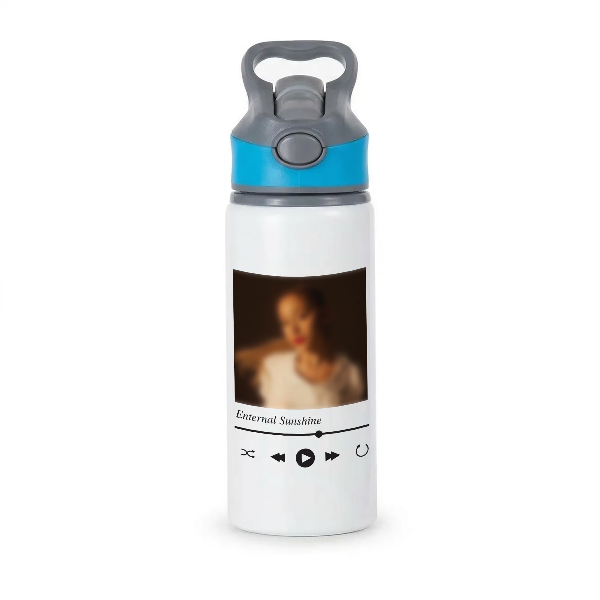 Sunshine Music Player Active Water Bottle - Blue