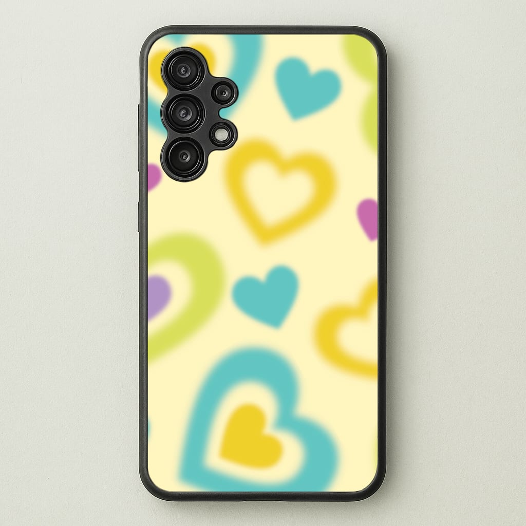 Multicoloured Hearts Gradient Pattern - Summer Phone Case for Galaxy A13