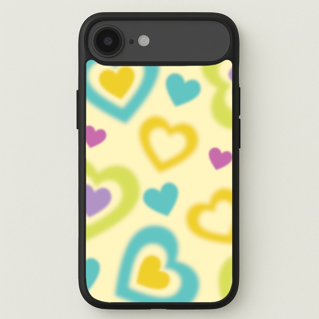 Multicoloured Hearts Gradient Pattern Phone Case for iPhone 17 Air