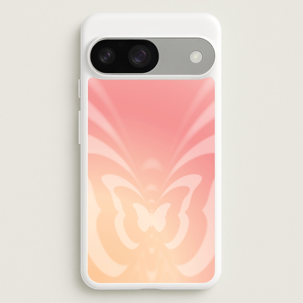 Butterfly Gradient Pink - Summer Phone Case for Google Pixel 9 / 9 Pro