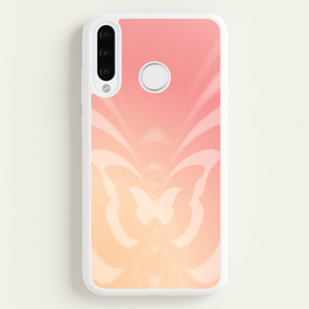 Butterfly Gradient Pink - Summer Phone Case for Huawei P30 Lite