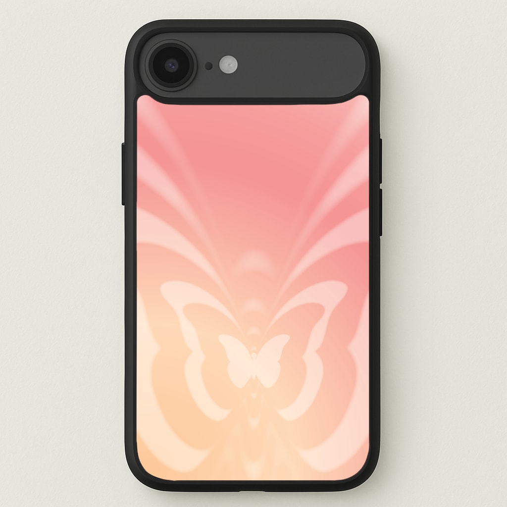 Butterfly Gradient Pink Phone Case for iPhone 17 Air