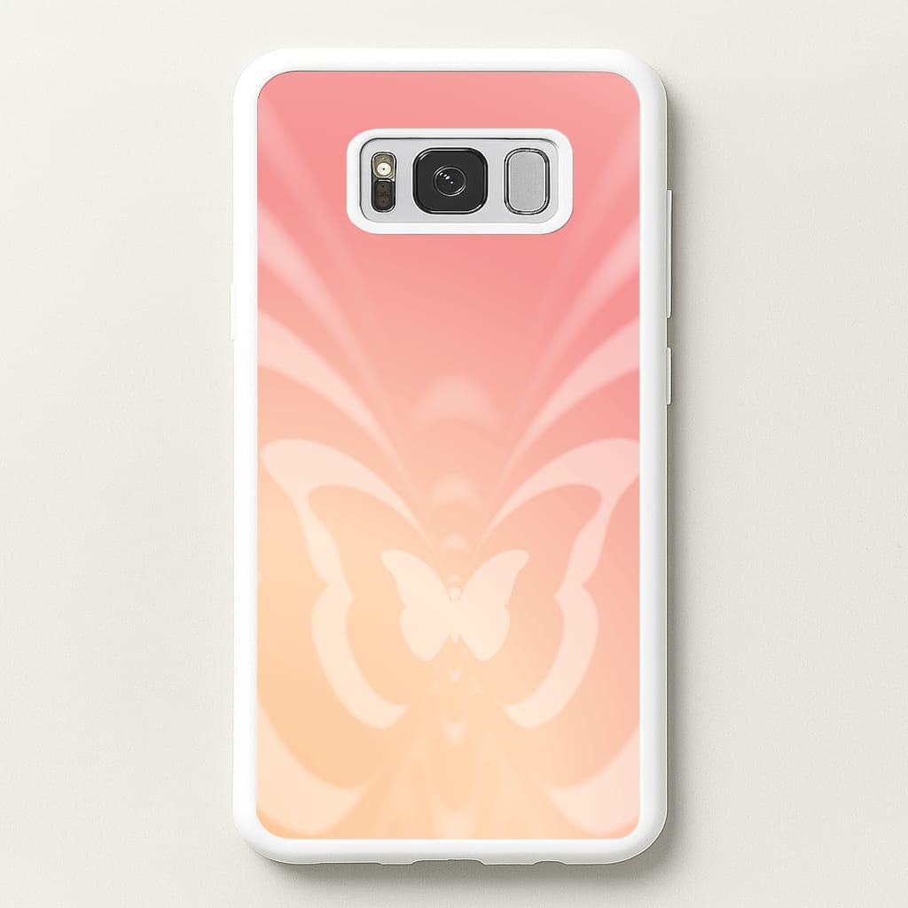 Butterfly Gradient Pink - Summer Phone Case for Galaxy S8