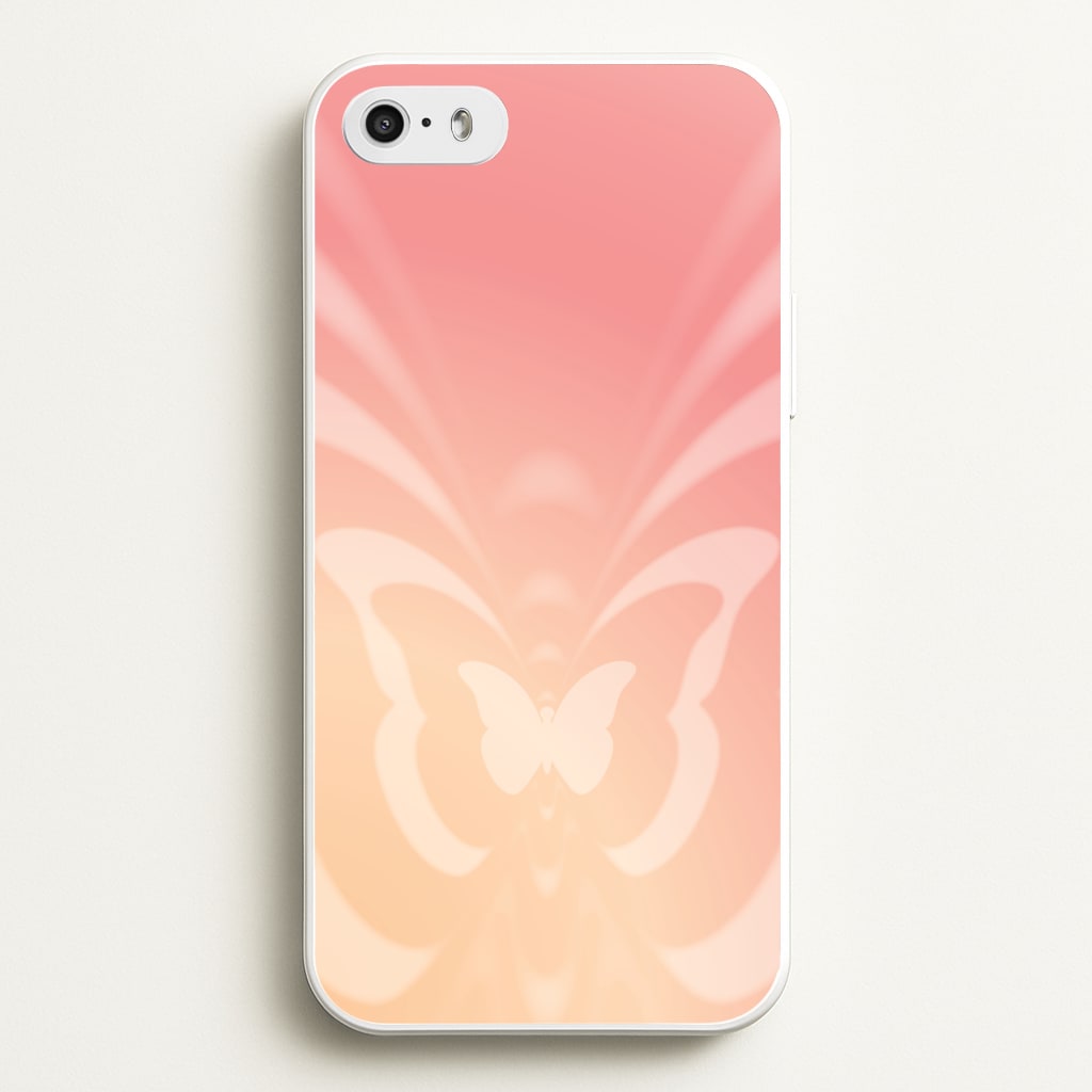 Butterfly Gradient Pink - Summer Phone Case for iPhone 5 / 5s / SE 2016
