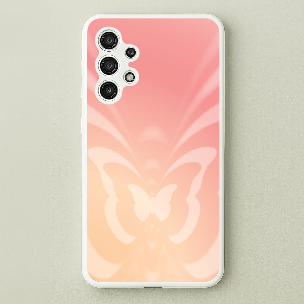 Butterfly Gradient Pink - Summer Phone Case for Galaxy A13