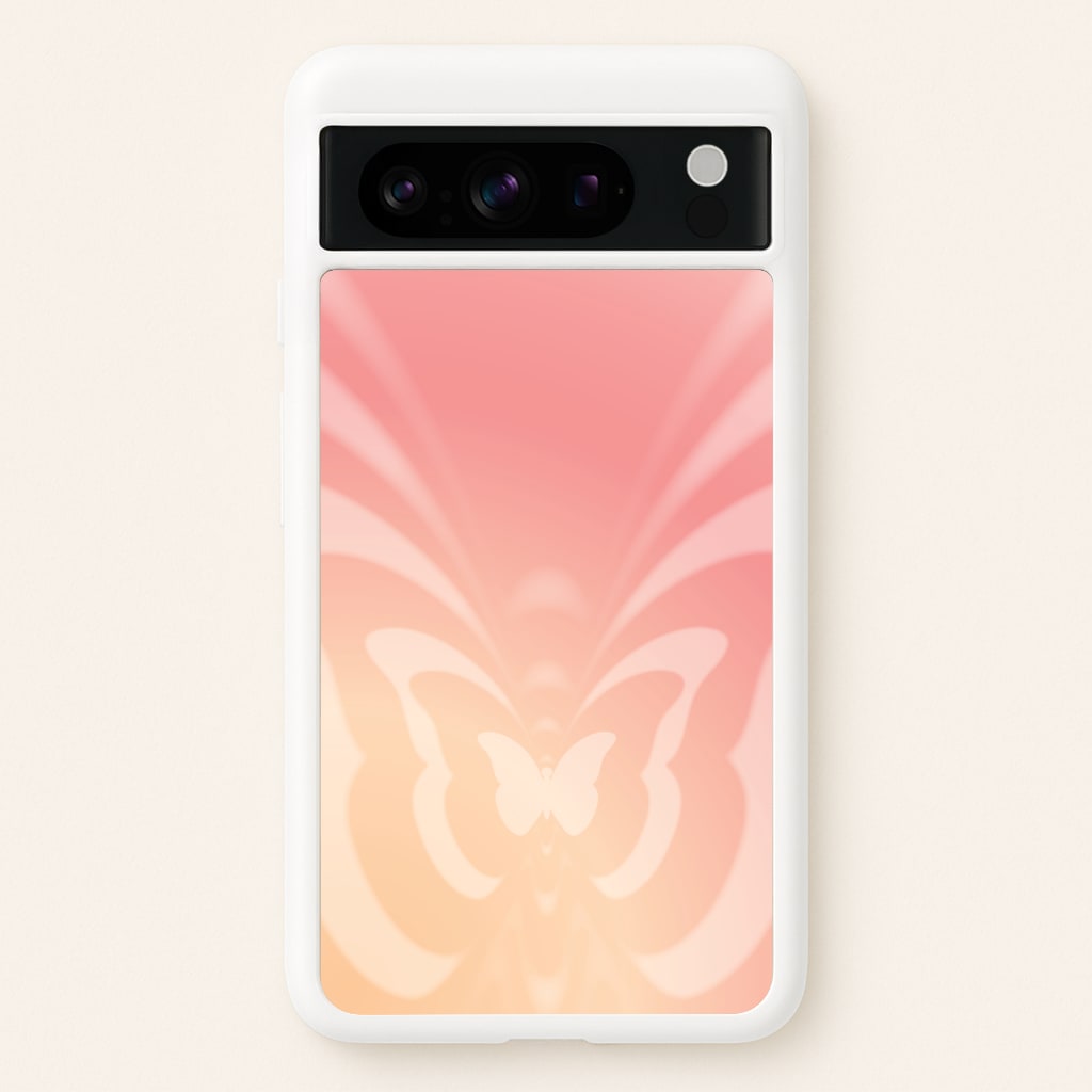 Butterfly Gradient Pink - Summer Phone Case for Google Pixel 8 Pro