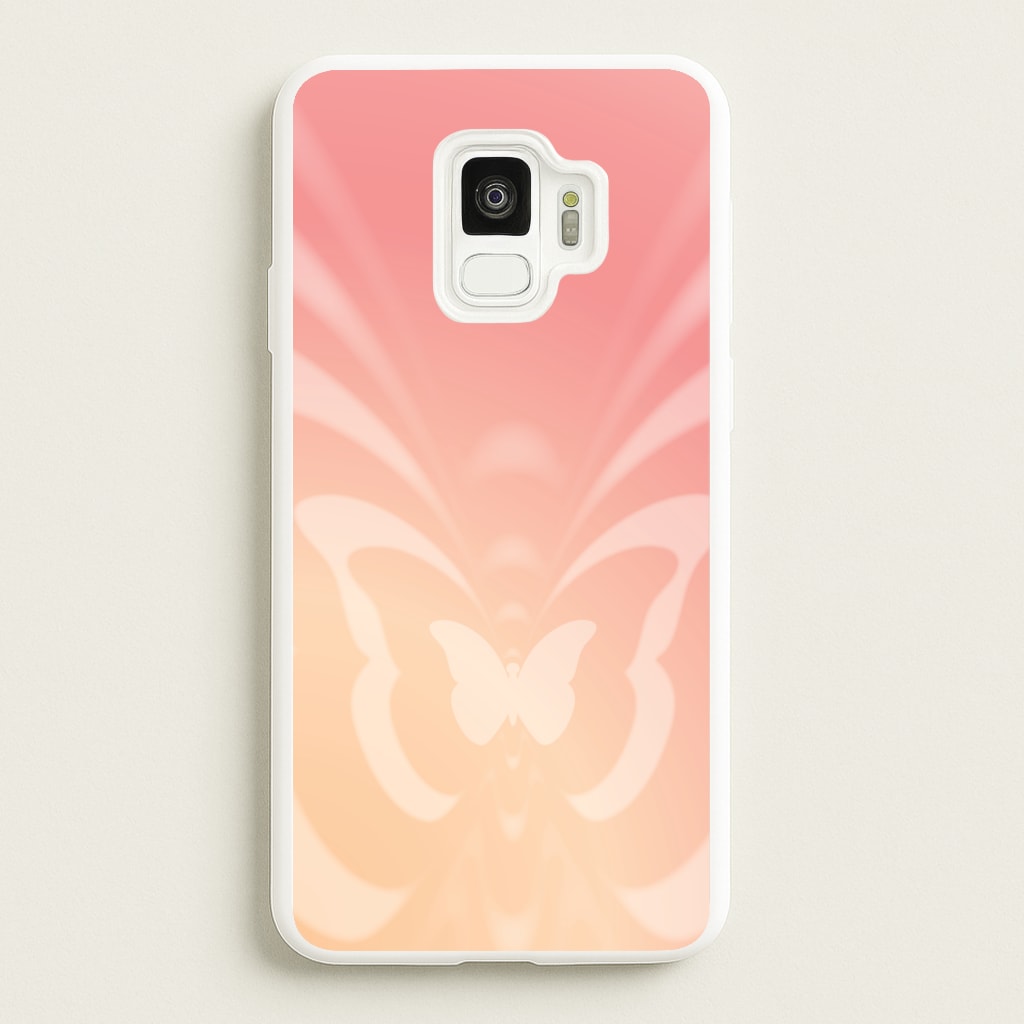 Butterfly Gradient Pink - Summer Phone Case for Galaxy S9