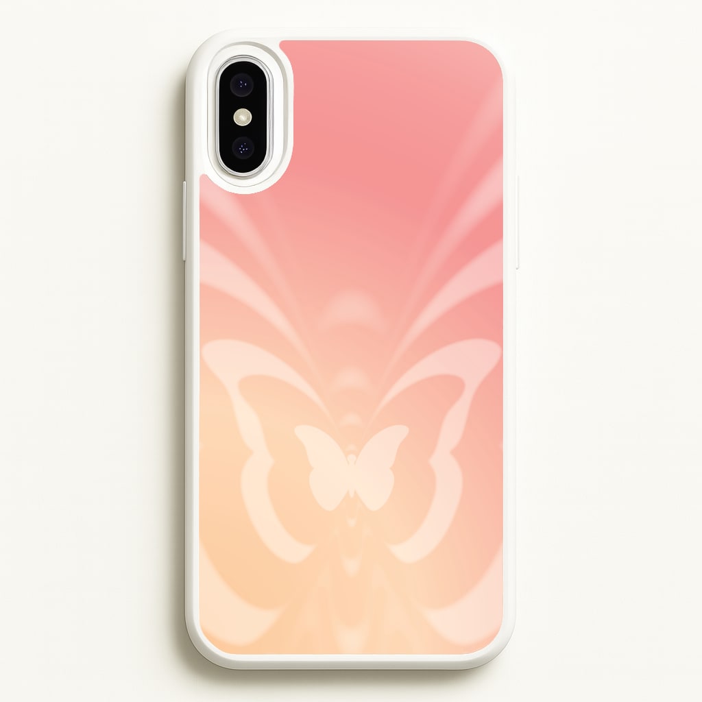 Butterfly Gradient Pink - Summer Phone Case for iPhone XS Max