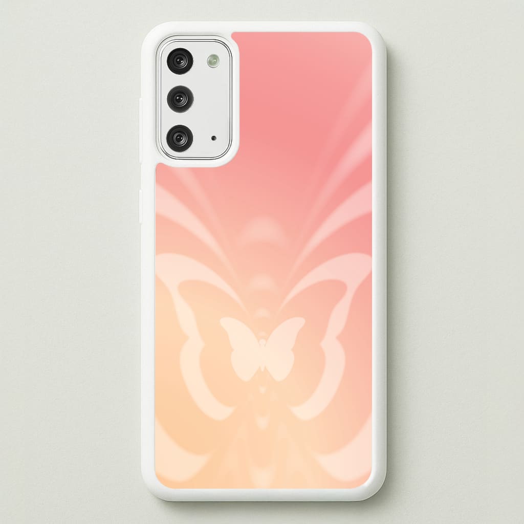 Butterfly Gradient Pink - Summer Phone Case for Galaxy Note 20