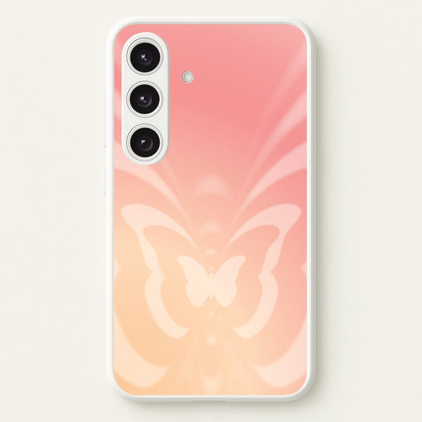Butterfly Gradient Pink - Summer Phone Case for Galaxy S24FE