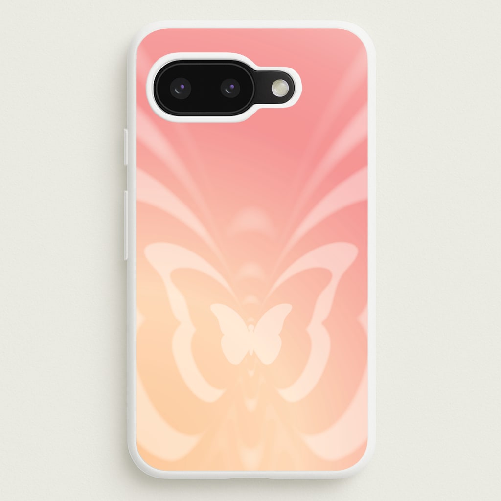 Butterfly Gradient Pink - Summer Phone Case for Google Pixel 9a