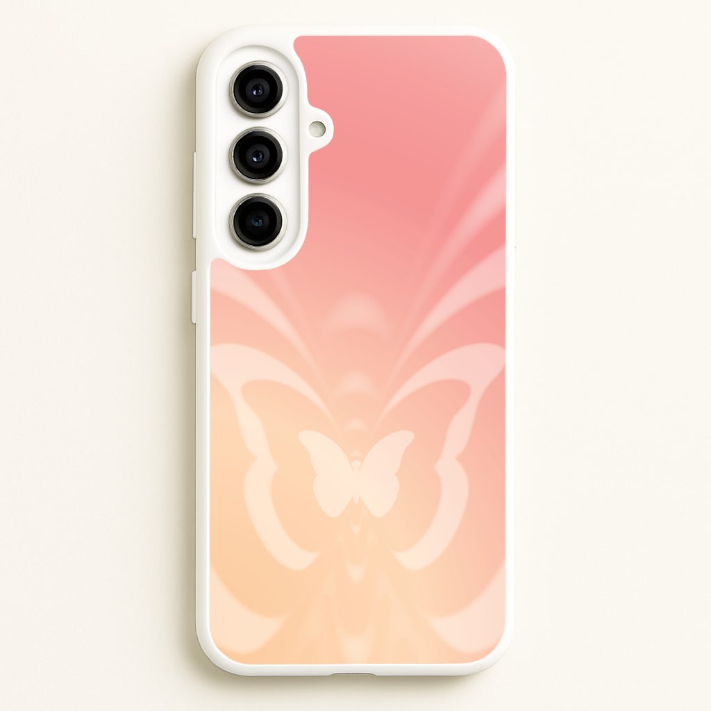 Butterfly Gradient Pink - Summer Phone Case for Galaxy A56