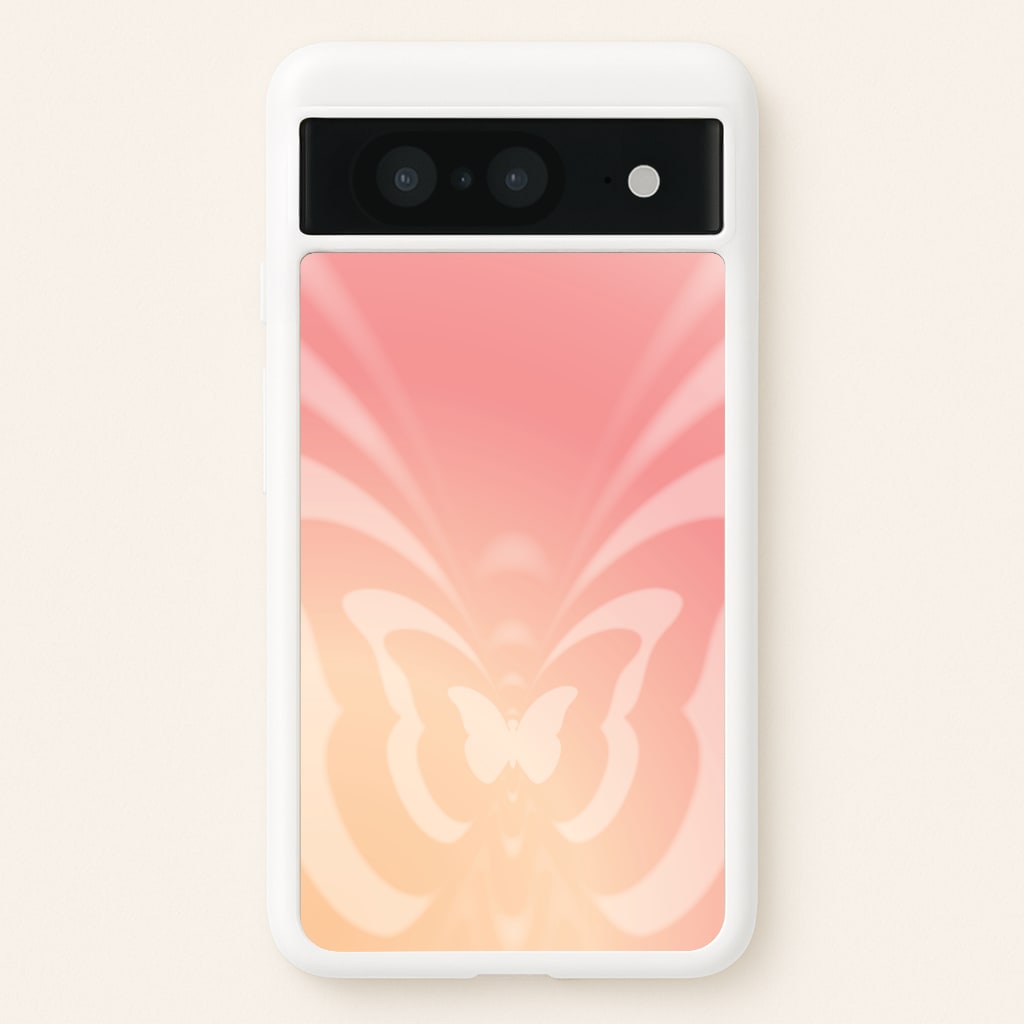 Butterfly Gradient Pink - Summer Phone Case for Google Pixel 8