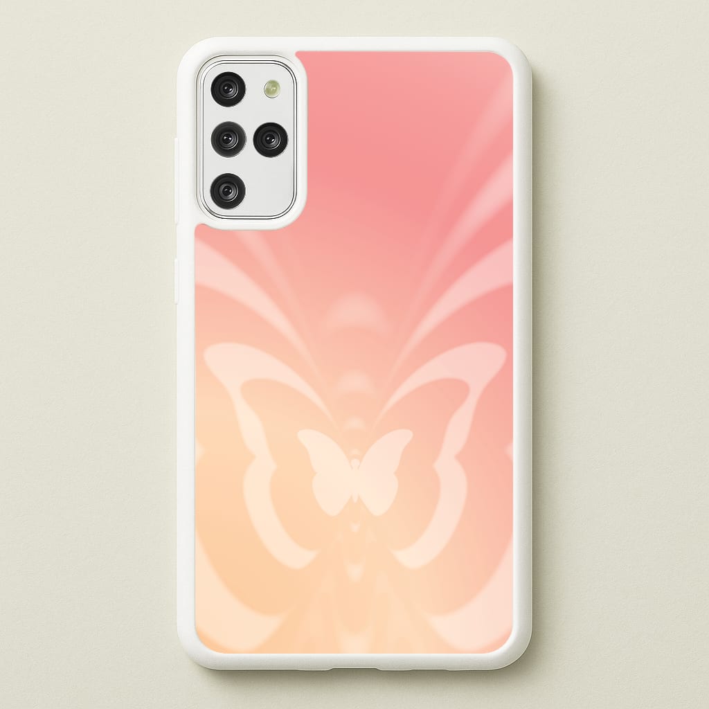 Butterfly Gradient Pink - Summer Phone Case for Galaxy S20 Plus