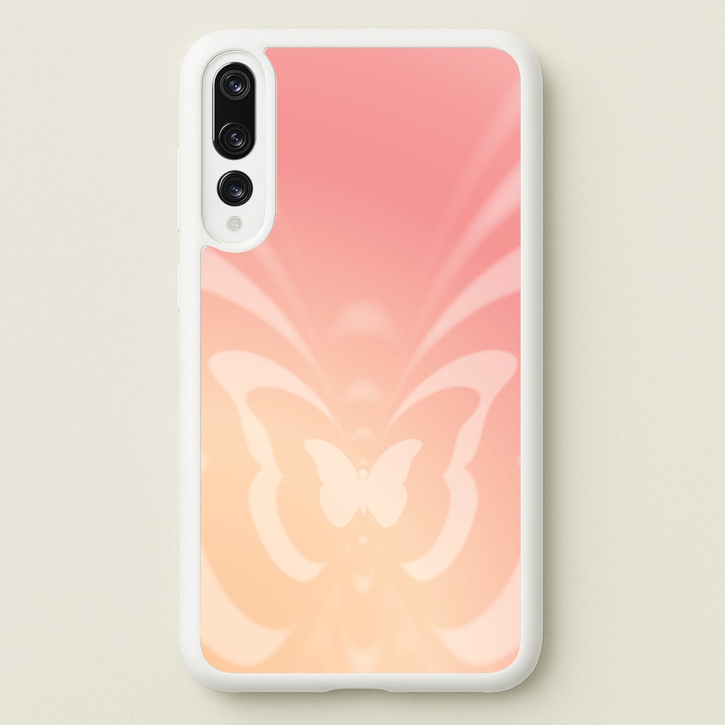 Butterfly Gradient Pink - Summer Phone Case for Huawei P20 Pro