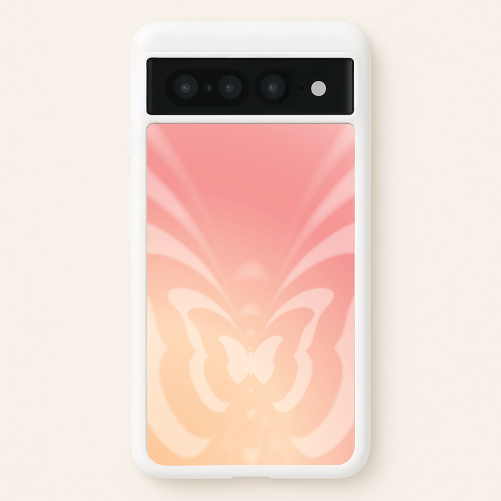 Butterfly Gradient Pink - Summer Phone Case for Google Pixel 7 Pro