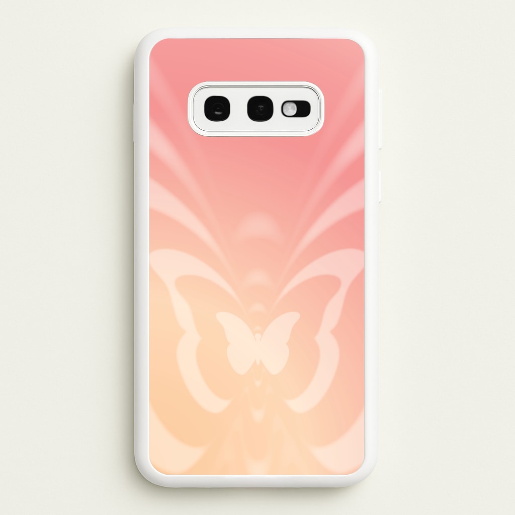 Butterfly Gradient Pink - Summer Phone Case for Galaxy S10e