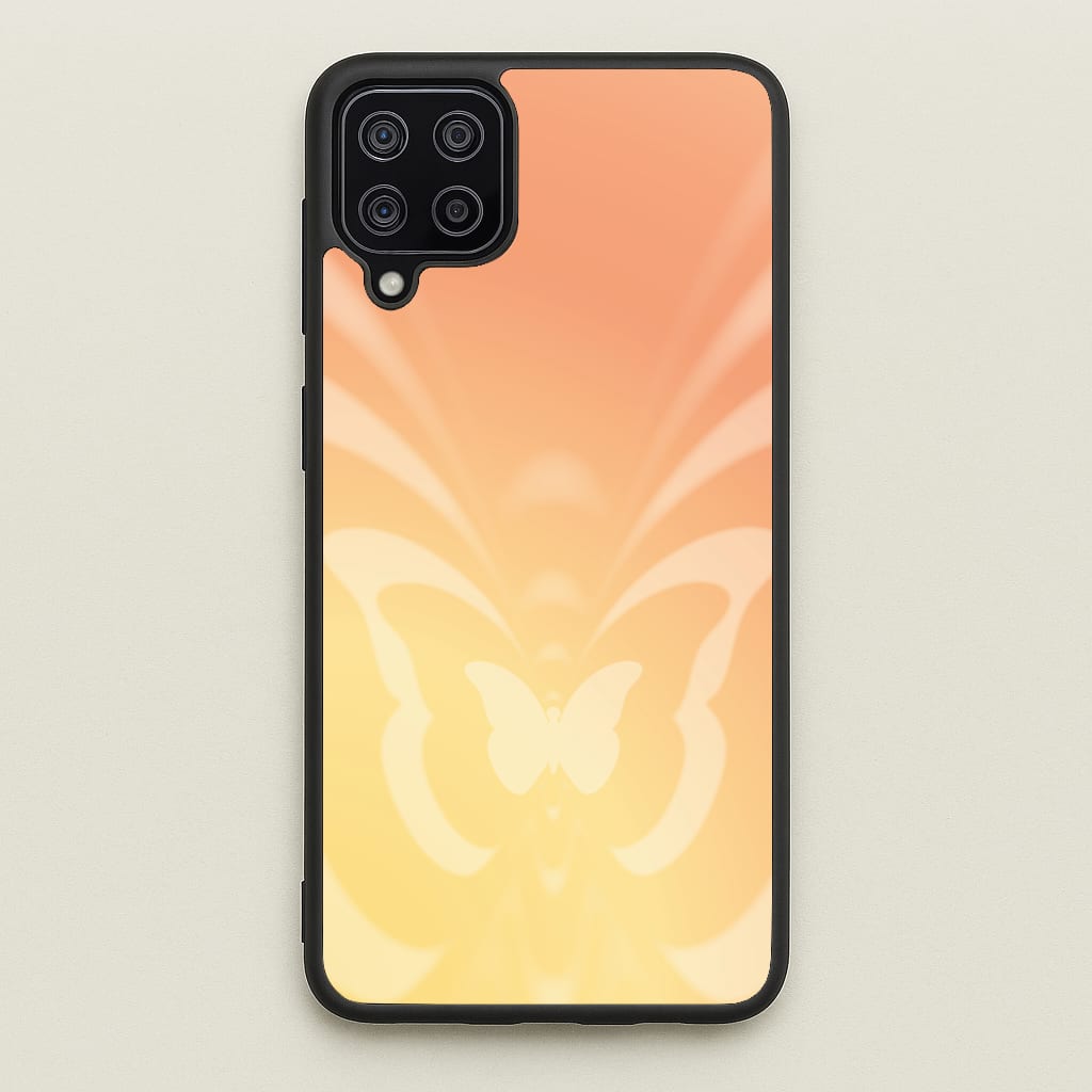 Butterfly Gradient Yellow - Summer Phone Case for Galaxy A12