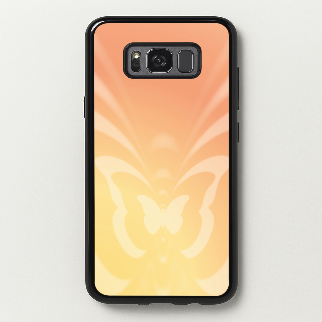 Butterfly Gradient Yellow - Summer Phone Case for Galaxy S8 Plus