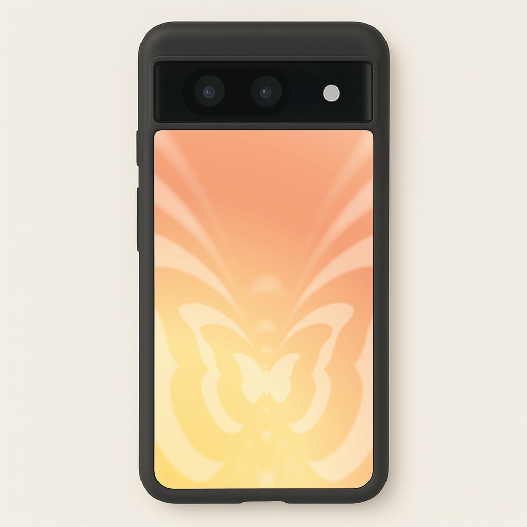 Butterfly Gradient Yellow - Summer Phone Case for Google Pixel 8a