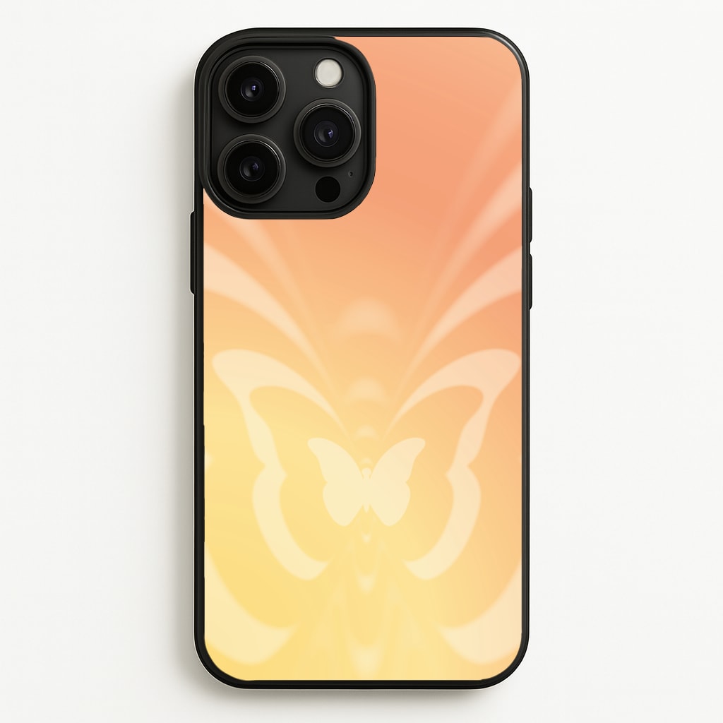 Butterfly Gradient Yellow - Summer Phone Case for iPhone 13 Pro Max