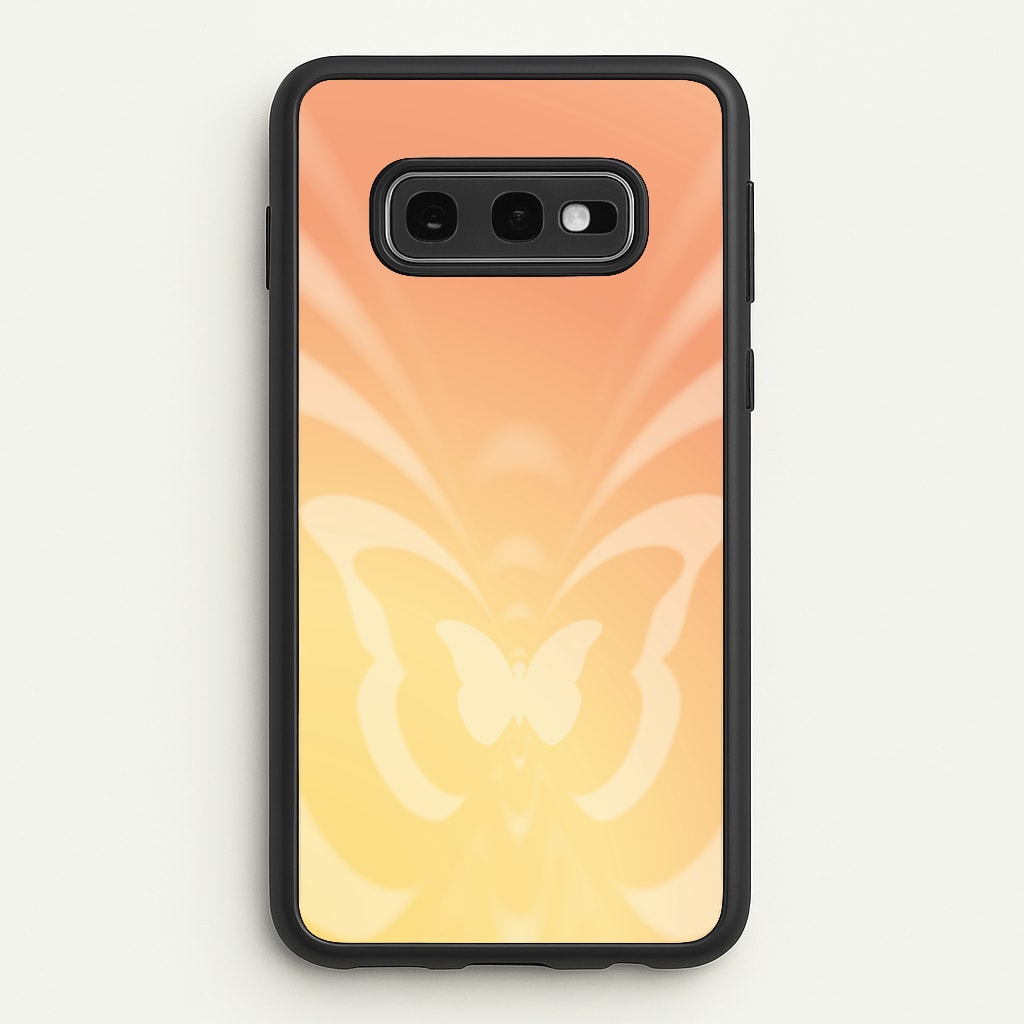 Butterfly Gradient Yellow - Summer Phone Case for Galaxy S10e